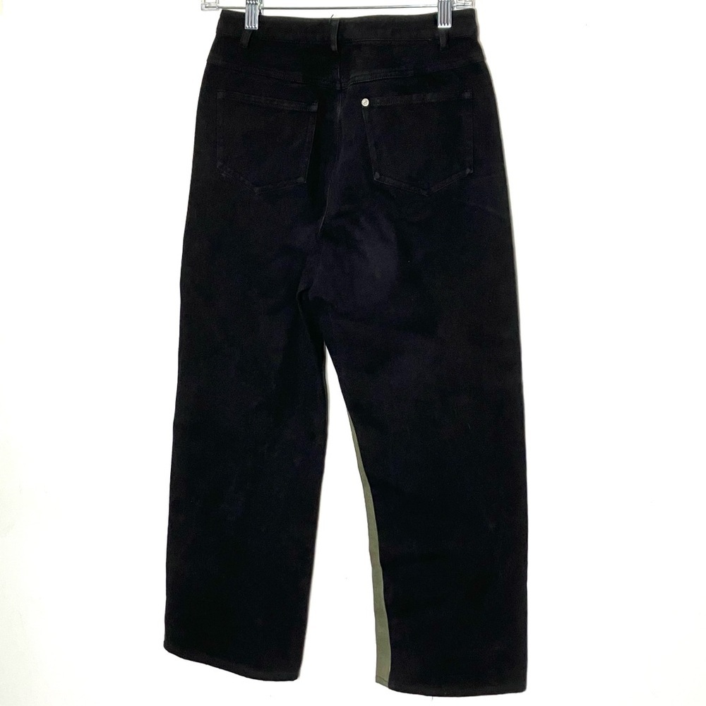 Veda Eclipse High Rise Colorblock Cropped Jeans 4 - Picture 3 of 4